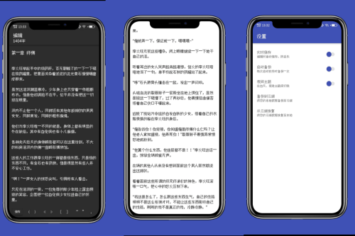 【iApp源码】前后端开源小说编辑器源码-白芸资源网