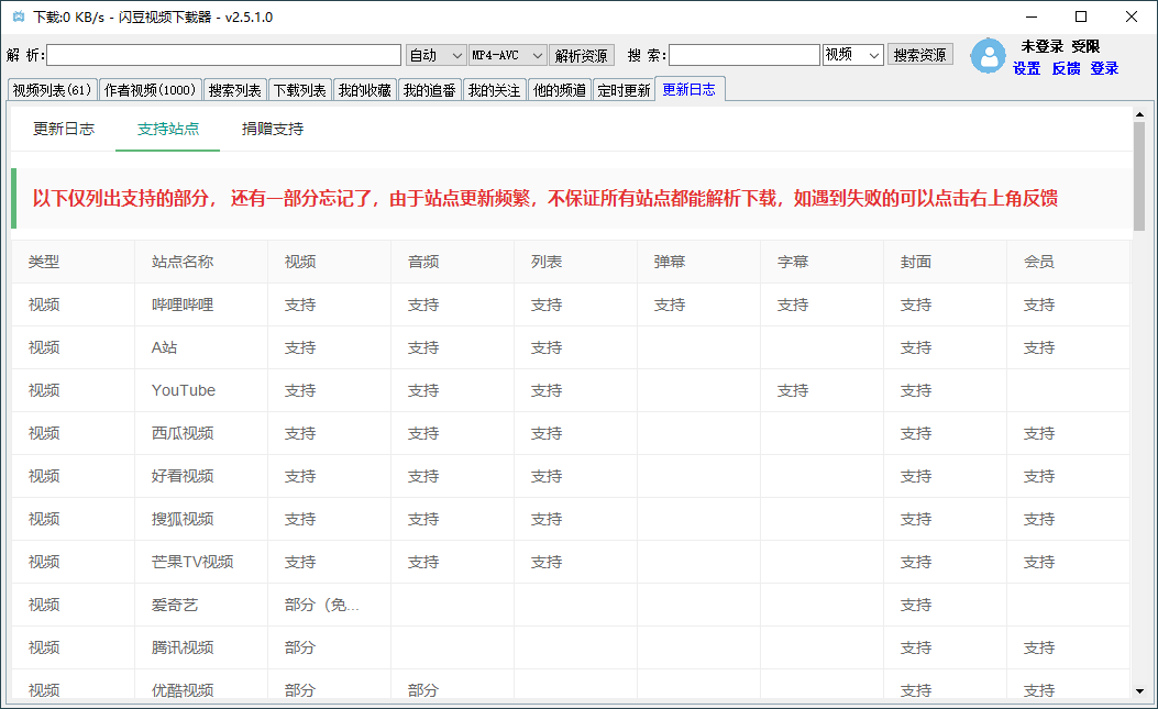 闪豆多平台视频下载器v2.9.2-白芸资源网