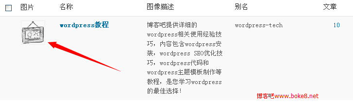 wordpress 分类缩略图插件Categories Images-白芸资源网