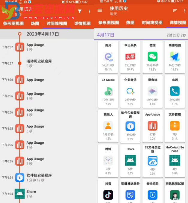 App Usage 应用监控v5.57 高级版-白芸资源网