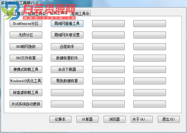 解决99%的电脑问题 多功能检测工具箱-白芸资源网