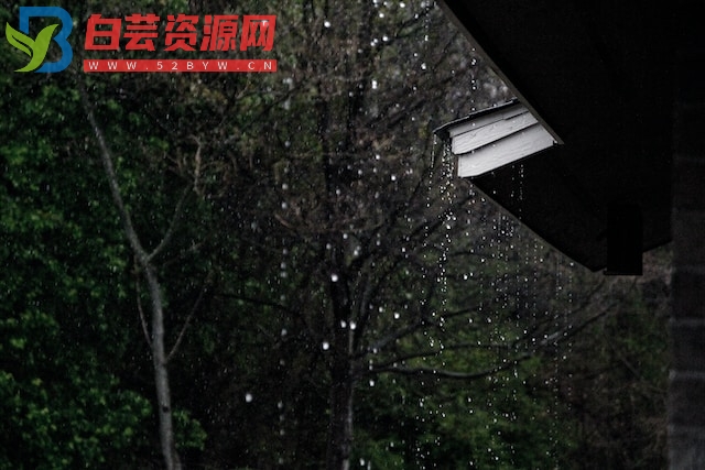 适合下雨时发朋友圈的短句-白芸资源网