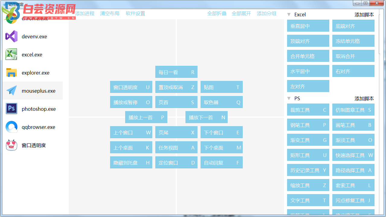 MousePlus右键增强工具v4.0.8-白芸资源网