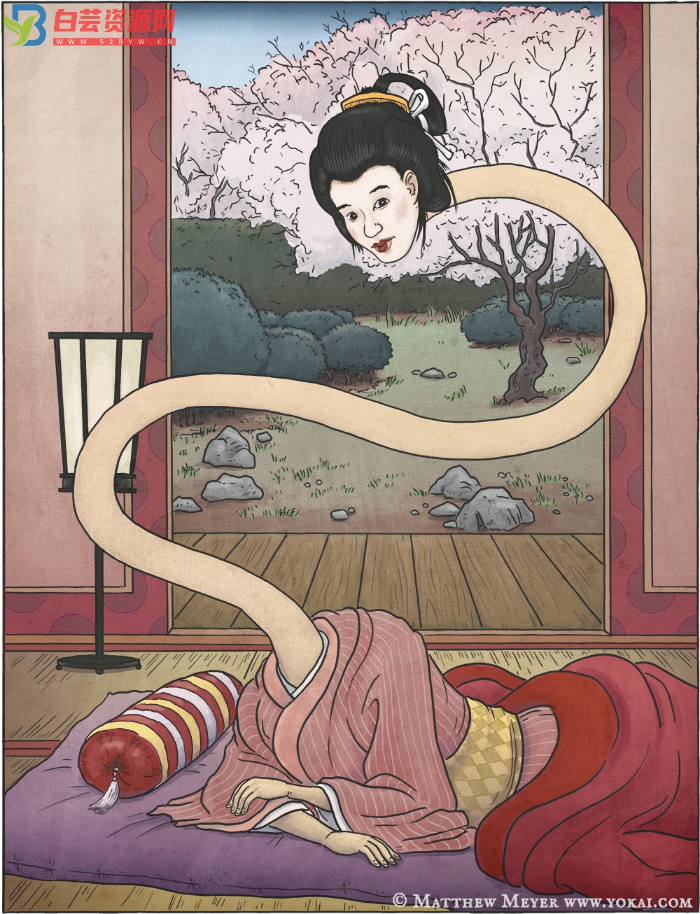 Rokurokubi-轆轤首(ろくろくび)-白芸资源网